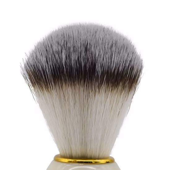 Brosse en nylon de brosse de rasage de barbe masculine de poignée en plastique de haute qualité