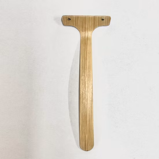 Rasoir de sécurité écologique à double tranchant, rasoirs jetables en bambou pour hommes