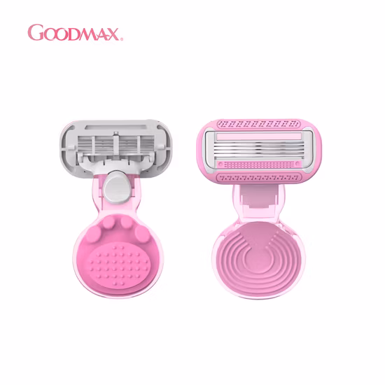 Rasoir portable à 4 lames avec cartouches de rechange pour Lady SL